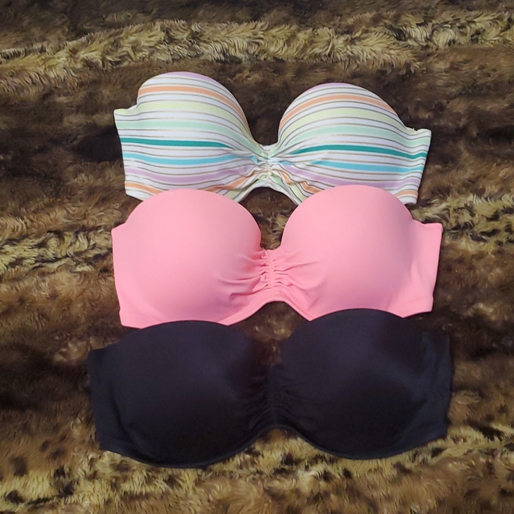 Victoria's Secret  Bandeau bikini tops